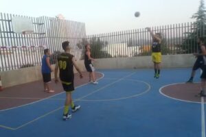 Campo 3×3 de fútbol y baloncesto
