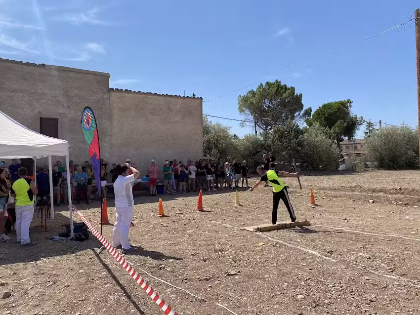 Campo tiro barra aragonesa de Ainzón