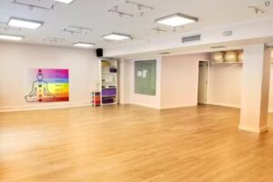 Estudio de AeroYoga Zaragoza – Sala de actividades La Vida en Verde
