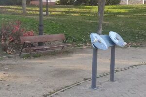 Gimnasio en el parque de las Comunidades