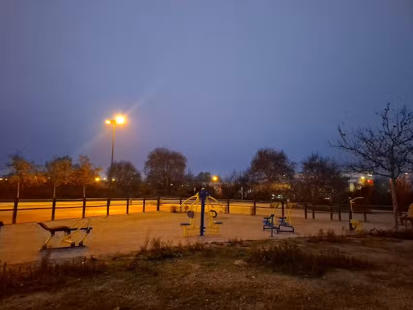 Gimnasio en la calle