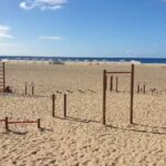 Gimnasio en la playa