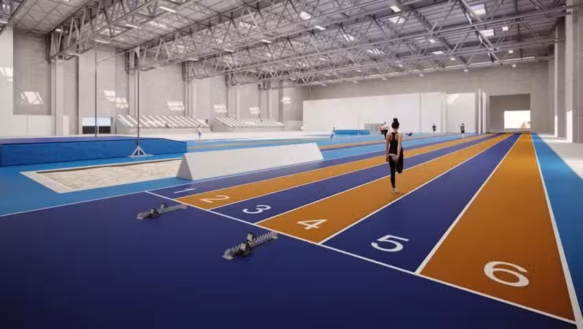 M&oacute;dulo cubierto de atletismo (Pabell&oacute;n 5)