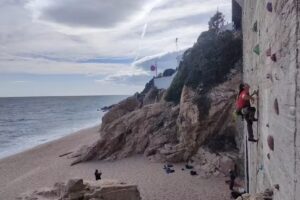 Muro de escalada Cala Rocapins