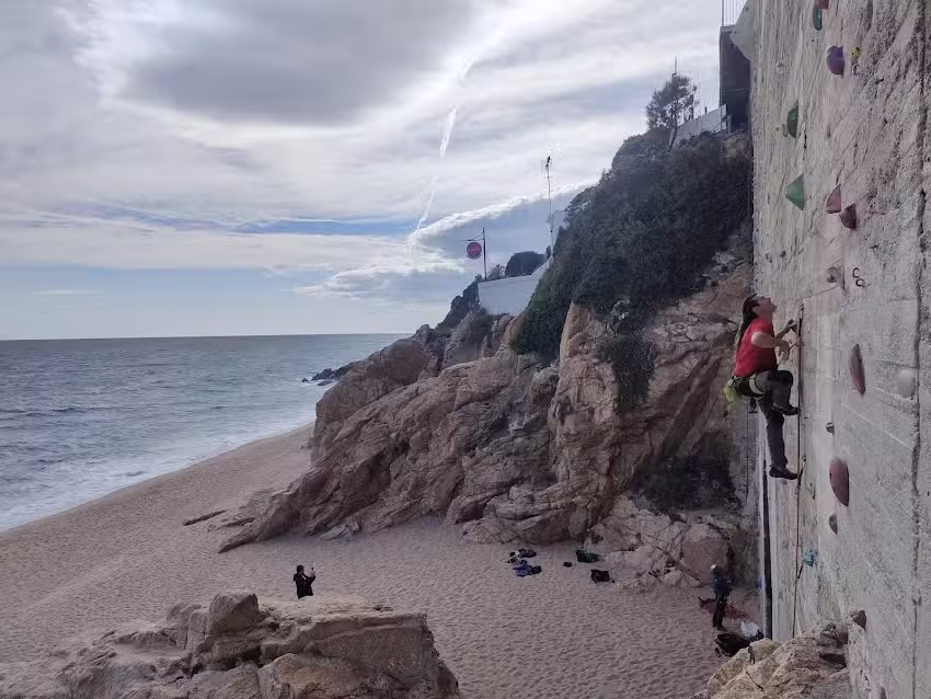 Muro de escalada Cala Rocapins