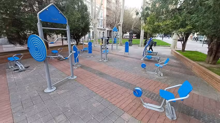 Parque de salud para personas mayores