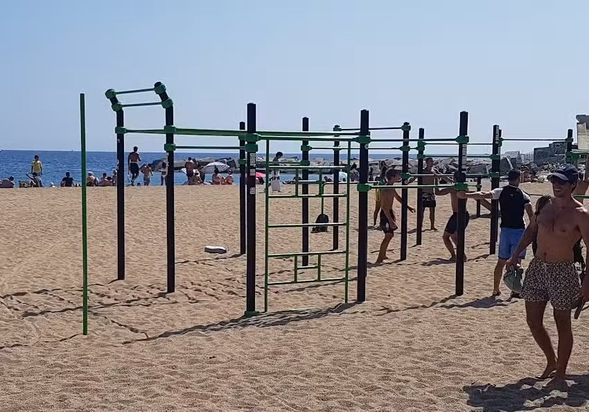 Parque deportivo de barras