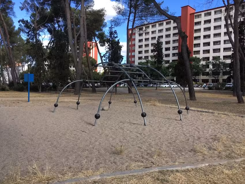 Parque entrenamiento calistenia