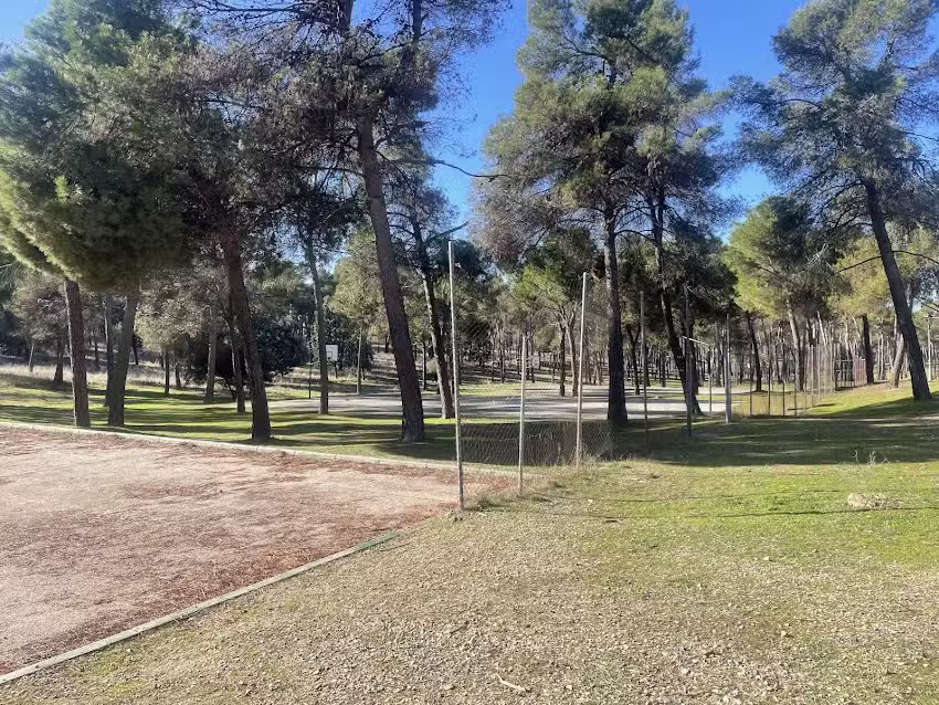 Pista de f&uacute;tbol y pistas de baloncesto municipales