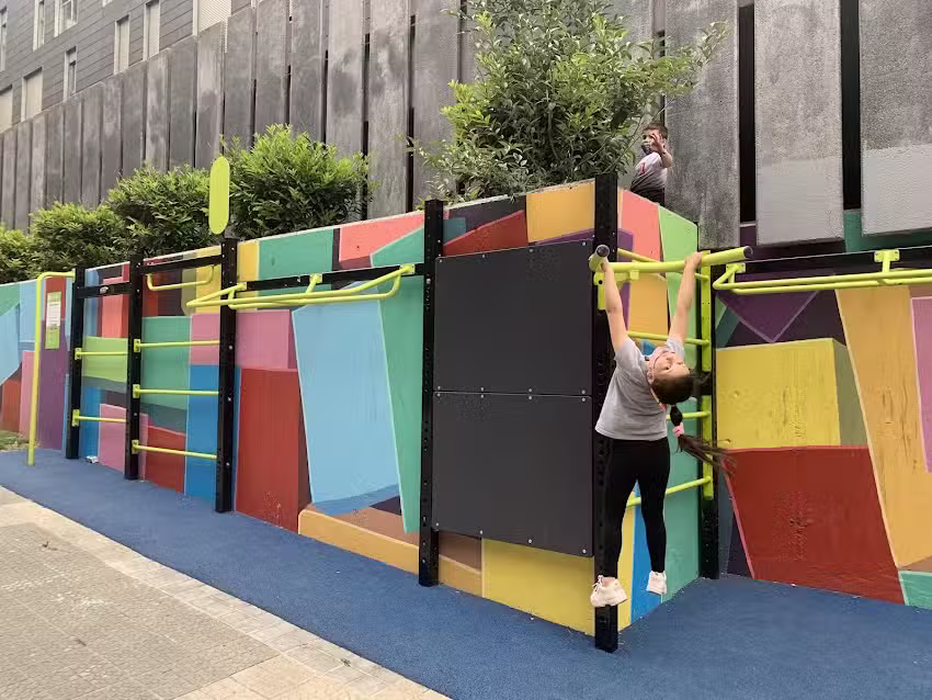 Tunel txurdinaga rocodromo