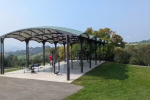 Zona de aparatos de gimnasia