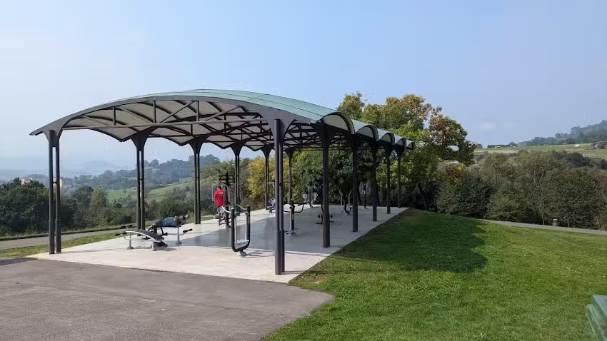 Zona de aparatos de gimnasia