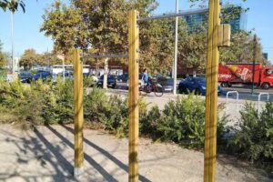 Zona de barras de calistenia