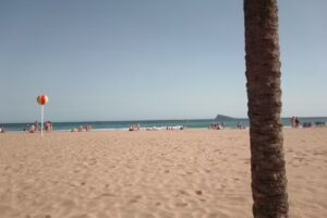 Zona de calistenia en la playa