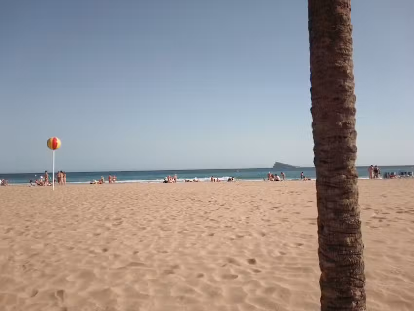 Zona de calistenia en la playa